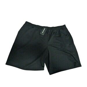 Women's Dibaolong Black Yoga  Shorts With Pockets Size 4X